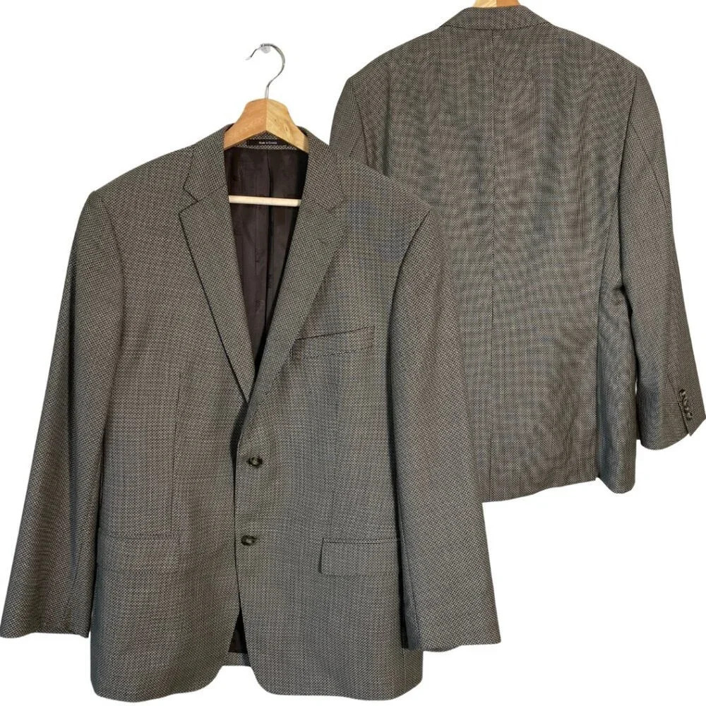 Versace Collection Men's US 42R EUR 52 Wool Sport Coat Dinner Jacket Blazer Tan